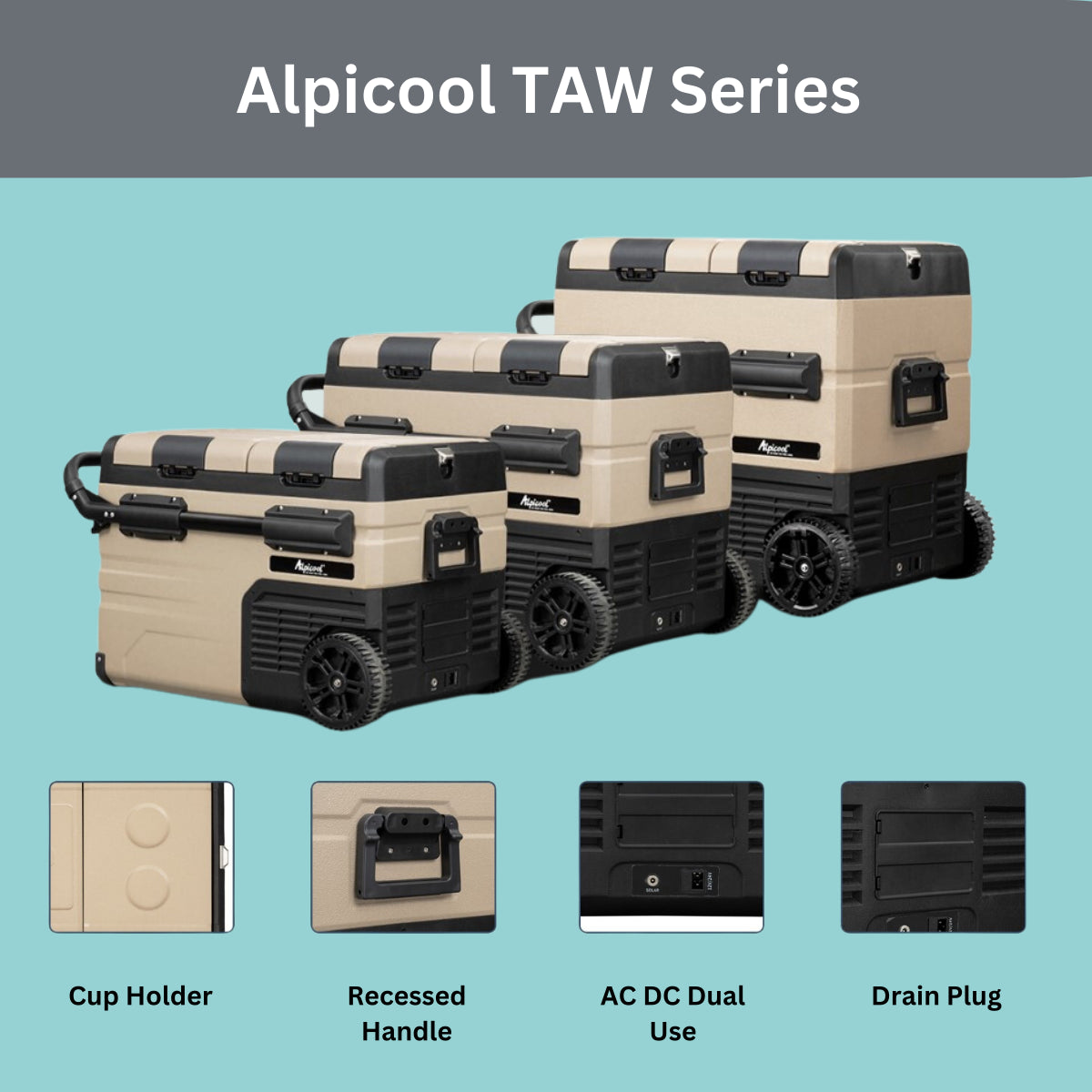 Alpicool TAW model l 2022 new design l Dual temperature control l