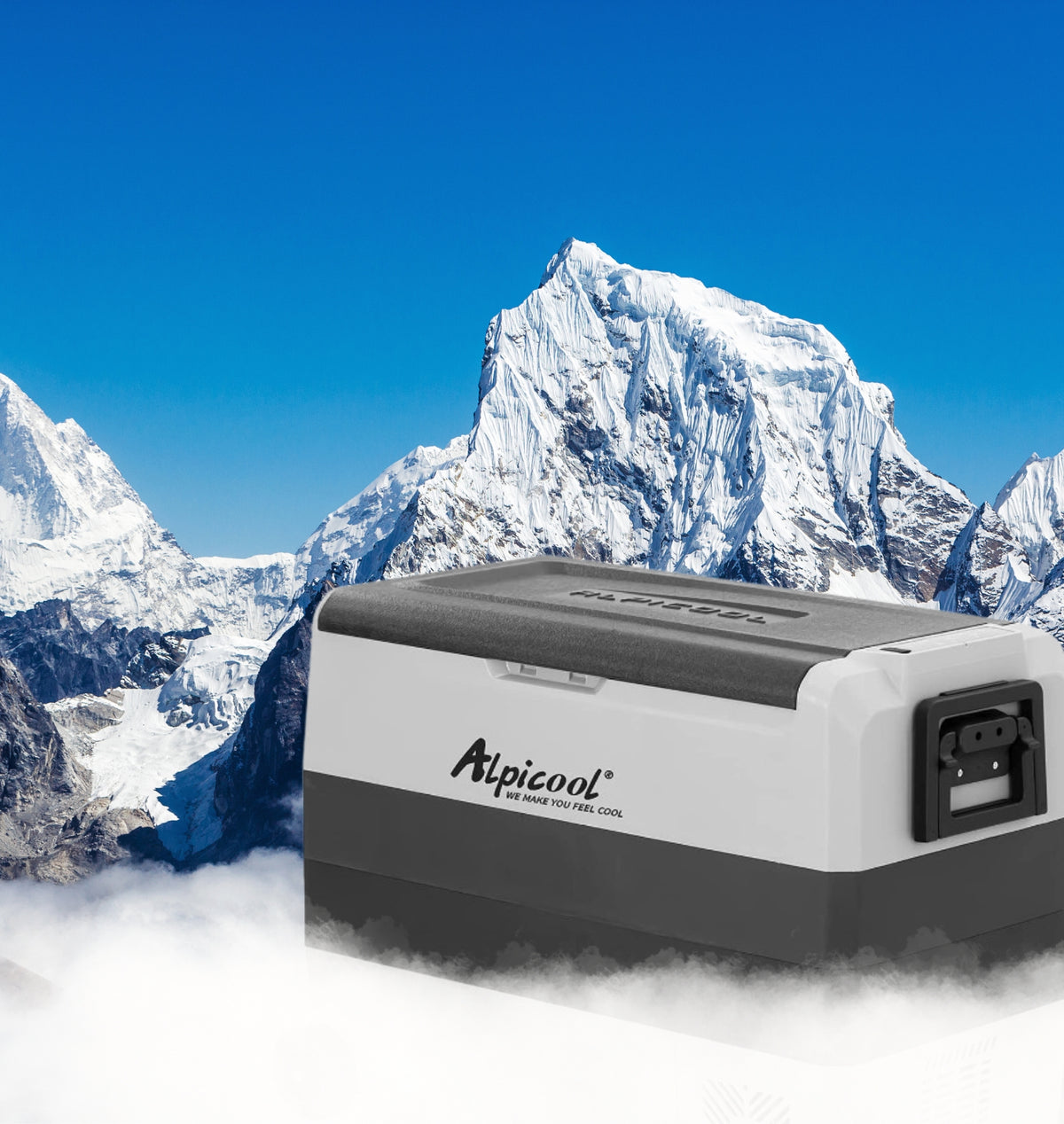 alpicool t50 in a snowy mountains photo